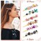 12 Pieces Vintage Flower Barrette Bobby Pins Decorative Metal Gold Tone Hairpins Rhinestone Decorative Accessories